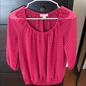 Pink Loft blouse